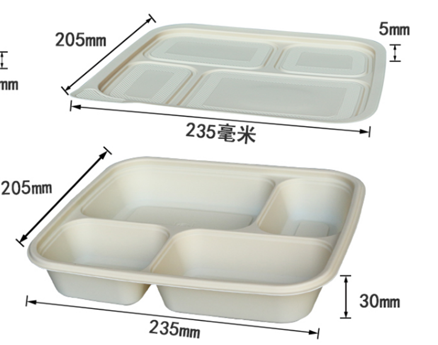 Bio-degradable lunch box from mmcis china 